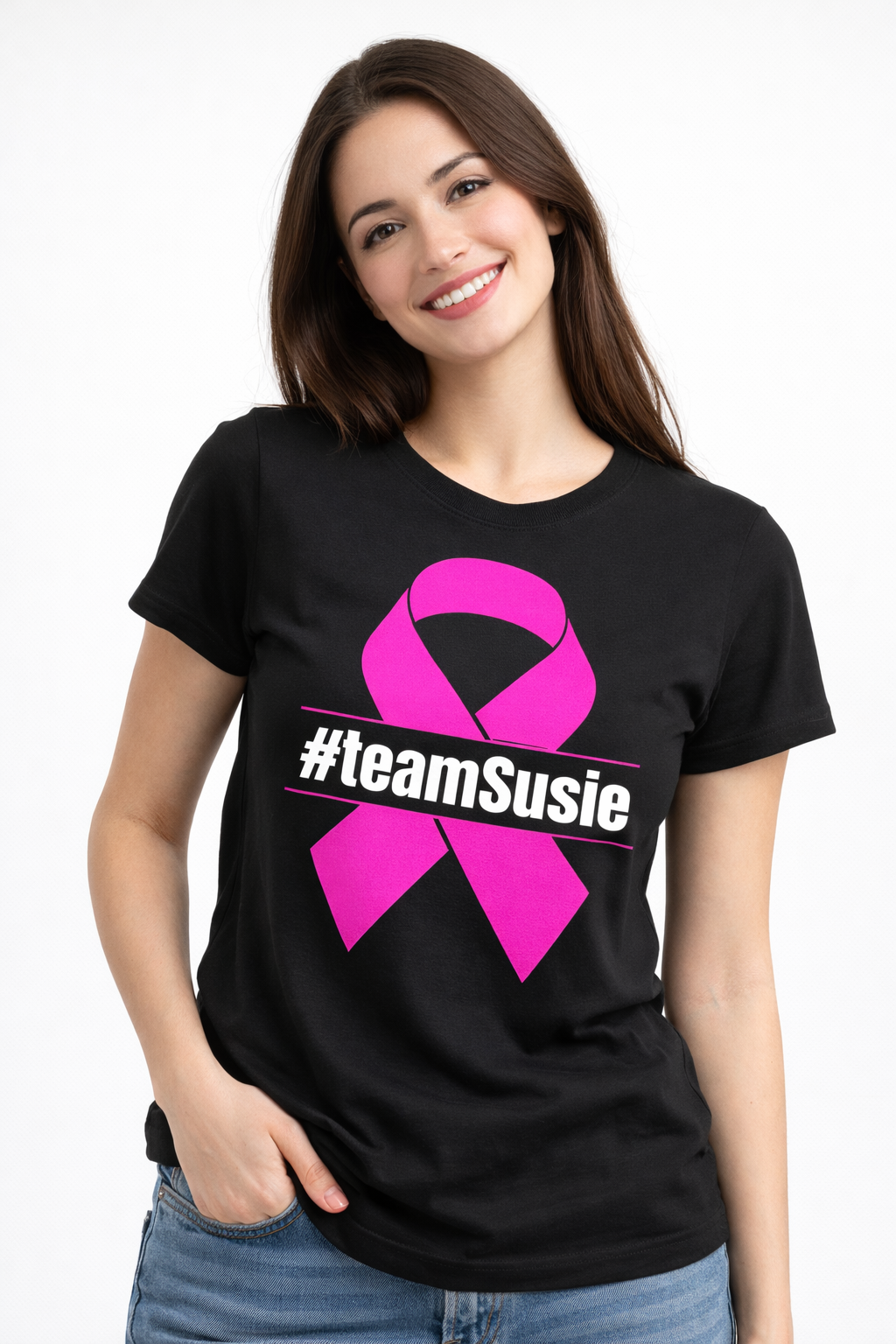 Personalized Cancer Awareness Ribbon T-Shirt