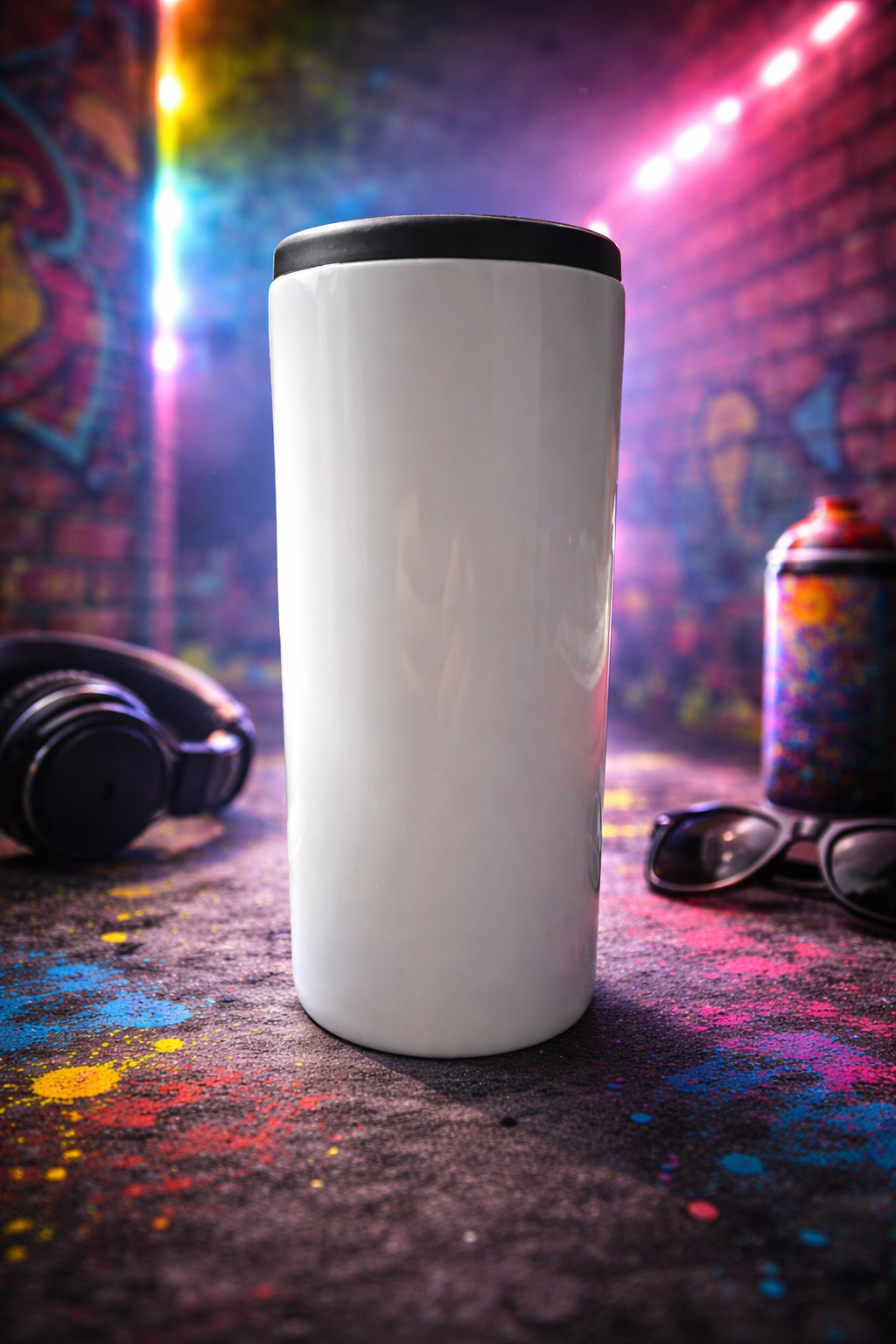 Premium 12 oz Stainless Steel Skinny Can Cooler — Custom Team Designs