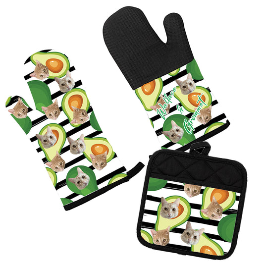 Custom Premium Oven Mitt and Pot Holder